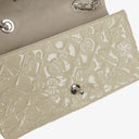 Chanel Embossed Lucky Symbols Patent Leather Flap Bag