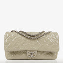 Chanel Embossed Lucky Symbols Patent Leather Flap Bag