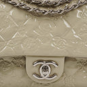 Chanel Embossed Lucky Symbols Patent Leather Flap Bag