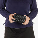 Chanel Card Holder Wallet So Black Lambskin Quilted Flap