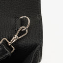 Hermes Sac a Depeches Black Courchevel Leather 24cm Pouch