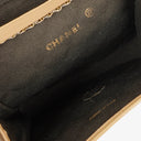 Chanel Mini Flap Bag in Beige Quilted Lambskin with 24k Gold Plated Hardware