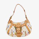 Louis Vuitton x Takashi Murakami White Monogram Multicolor Leonor Bag