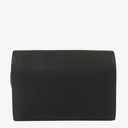 Hermes Sac a Depeches Black Courchevel Leather 24cm Pouch