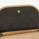 Chanel Mini Flap Bag in Beige Quilted Lambskin with 24k Gold Plated Hardware