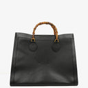 Gucci Vintage Diana Leather Bamboo Tote