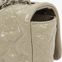 Chanel Embossed Lucky Symbols Patent Leather Flap Bag