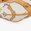 Louis Vuitton x Takashi Murakami White Monogram Multicolor Leonor Bag