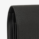 Hermes Sac a Depeches Black Courchevel Leather 24cm Pouch