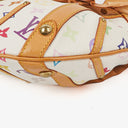 Louis Vuitton x Takashi Murakami White Monogram Multicolor Leonor Bag
