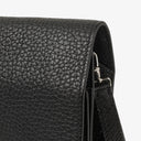 Hermes Sac a Depeches Black Courchevel Leather 24cm Pouch