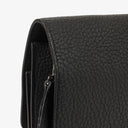 Hermes Sac a Depeches Black Courchevel Leather 24cm Pouch