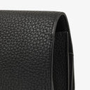 Hermes Sac a Depeches Black Courchevel Leather 24cm Pouch