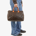 Louis Vuitton Speedy 35 Monogram Canvas Handbag