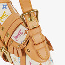 Louis Vuitton x Takashi Murakami White Monogram Multicolor Leonor Bag
