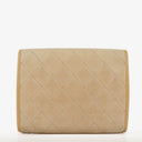 Chanel Mini Flap Bag in Beige Quilted Lambskin with 24k Gold Plated Hardware