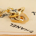 Chanel Jumbo Letter Logo Bag Beige Canvas With 24K Gold-Plated Hardware