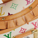 Louis Vuitton x Takashi Murakami White Monogram Multicolor Leonor Bag