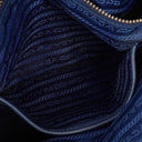Prada Tessuto Saffian Royal Nylon Shoulder Bag
