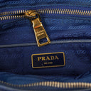 Prada Tessuto Saffian Royal Nylon Shoulder Bag