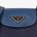 Prada Tessuto Saffian Royal Nylon Shoulder Bag