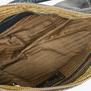 Prada Vitello Daino Dark Blue Leather Shoulder Bag