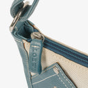 Loewe Leather/Canvas Anagram Handbag