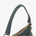 Prada Vitello Daino Dark Blue Leather Shoulder Bag