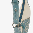 Loewe Leather/Canvas Anagram Handbag