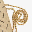Chanel Jumbo Letter Logo Bag Beige Canvas With 24K Gold-Plated Hardware