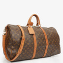 Louis Vuitton Keepall 55 Bandoulière Monogram Canvas Travel Bag