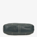 Prada Vitello Daino Dark Blue Leather Shoulder Bag