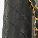 Chanel Black Quilted Lambskin Vintage Medium Trapeze Classic Single Flap Bag, 1989-1991