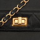 Chanel Black Quilted Lambskin Vintage Medium Trapeze Classic Single Flap Bag, 1989-1991