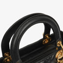 Christian Dior Medium Lady Dior Black Cannage Quilted Leather &nbsp;Bag