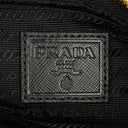 Prada Black Tessuto and Saffiano Leather Shoulder Bag