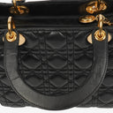 Christian Dior Medium Lady Dior Black Cannage Quilted Leather &nbsp;Bag
