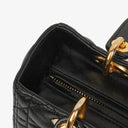 Christian Dior Medium Lady Dior Black Cannage Quilted Leather &nbsp;Bag