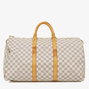 Louis Vuitton Keepall 50 Damier Azur Canvas Travel Bag