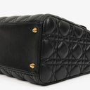 Christian Dior Medium Lady Dior Black Cannage Quilted Leather &nbsp;Bag