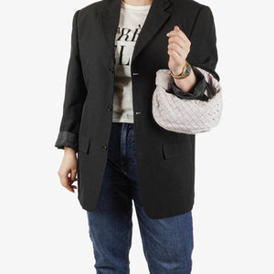 Petit sac à poignée supérieure Bottega Veneta Mini Jodie Mirth lavé