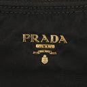 Prada Black Tessuto and Saffiano Leather Shoulder Bag