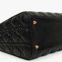 Christian Dior Medium Lady Dior Black Cannage Quilted Leather &nbsp;Bag