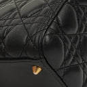 Christian Dior Medium Lady Dior Black Cannage Quilted Leather &nbsp;Bag
