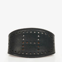 Hermès Black Leather Evelyne Bracelet