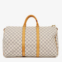 Louis Vuitton Keepall 50 Damier Azur Canvas Travel Bag