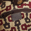 Gucci Guccissima Dark Brown Leather Sukey Hobo Bag