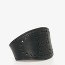 Hermès Black Leather Evelyne Bracelet