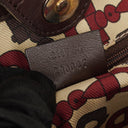 Gucci Guccissima Dark Brown Leather Sukey Hobo Bag