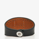 Hermès Black Leather Evelyne Bracelet
